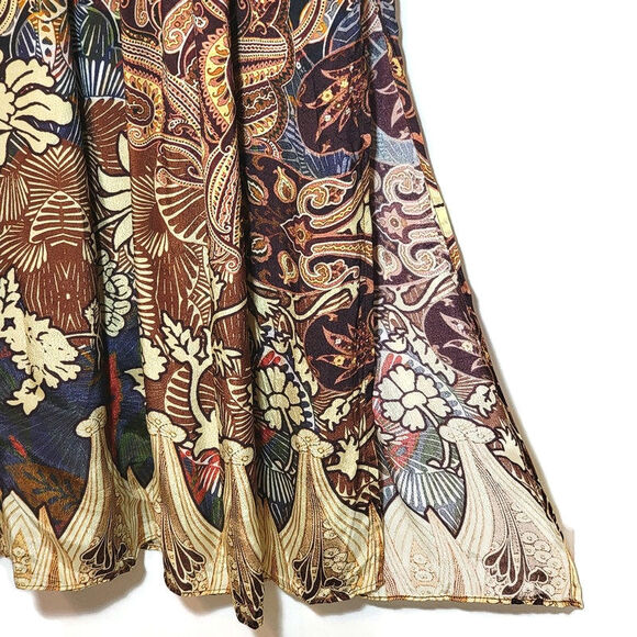 Anthropologie Bhanuni By Jyoti Ronika Maxi Dress Floral Beaded Boho Party Size 0 - Picture 9 of 16